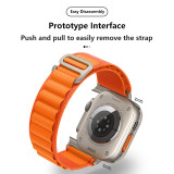 Alpine loop band Bracelet Strap For Apple Watch 8 7 45mm Ultra 49mm Nylon Sport Band for iwatch Series 8 7 6 5 44mm 41mm 40mm