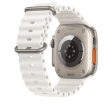 Official Silicone Ocean Strap for Apple Watch Band 49mm 45mm 44mm 40mm 41mm Correa Bracelet for iwatch Ultra Serie 8 7 6 5 SE
