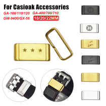 18mm 20mm 22mm Stainless Steel Watch Band Buckle Loop Hoop Holder Ring Accessories For  GA-110/400 GD-100 DW-5600 GW-M5610 GX-56