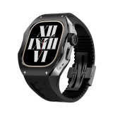 Luxury Titanium & Carbon Fiber Modification Kit For Apple Watch Ultra 49MM Cover For iWatch Series Refit Metal Frame Case Strap