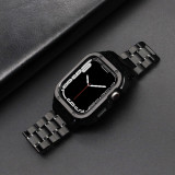Correa Stainless Steel Band Case For Apple Watch Ultra 49mm 8 7 6 5 4 3 Band 45mm 44mm Bumper frame iwatch series 40mm 41mm Mod