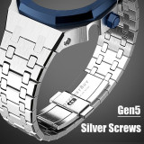 GEN5 GEN4 Casioak Mod Kit for GA2100 Gmas2100 Metal Bezel for G Shock 4th Generation Stainless Steel Watch Case Strap for GA2110