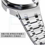 Stainless Steel Kit For Casioak GA2100 Metal Bezel With Screw Modification Steel Case For GAB 2100 2110 Replacement Accessories
