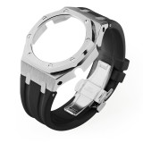 GM2100 Refit Mod kit Frame Bumper GEN4 For Casioak Watch Stainless Steel Metal Case Bezel Rubber Strap Band With Screws Correa