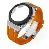GM2100 Refit Mod kit Frame Bumper GEN4 For Casioak Watch Stainless Steel Metal Case Bezel Rubber Strap Band With Screws Correa