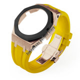 GM2100 Refit Mod kit Frame Bumper GEN4 For Casioak Watch Stainless Steel Metal Case Bezel Rubber Strap Band With Screws Correa