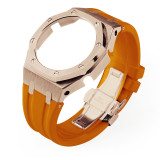 GM2100 Refit Mod kit Frame Bumper GEN4 For Casioak Watch Stainless Steel Metal Case Bezel Rubber Strap Band With Screws Correa