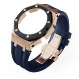 GM2100 Refit Mod kit Frame Bumper GEN4 For Casioak Watch Stainless Steel Metal Case Bezel Rubber Strap Band With Screws Correa
