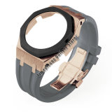 GM2100 Refit Mod kit Frame Bumper GEN4 For Casioak Watch Stainless Steel Metal Case Bezel Rubber Strap Band With Screws Correa