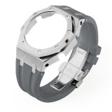 GM2100 Refit Mod kit Frame Bumper GEN4 For Casioak Watch Stainless Steel Metal Case Bezel Rubber Strap Band With Screws Correa