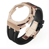 GM2100 Refit Mod kit Frame Bumper GEN4 For Casioak Watch Stainless Steel Metal Case Bezel Rubber Strap Band With Screws Correa