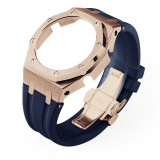 GM2100 Refit Mod kit Frame Bumper GEN4 For Casioak Watch Stainless Steel Metal Case Bezel Rubber Strap Band With Screws Correa