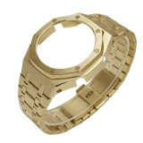 GM2100 Refit Mod kit Frame Bumper GEN4 For Casioak Watch Stainless Steel Metal Case Bezel Rubber Strap Band With Screws Correa