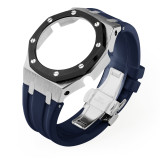 GM2100 Refit Mod kit Frame Bumper GEN4 For Casioak Watch Stainless Steel Metal Case Bezel Rubber Strap Band With Screws Correa