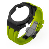 GM2100 Refit Mod kit Frame Bumper GEN4 For Casioak Watch Stainless Steel Metal Case Bezel Rubber Strap Band With Screws Correa