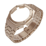 GM2100 Refit Mod kit Frame Bumper GEN4 For Casioak Watch Stainless Steel Metal Case Bezel Rubber Strap Band With Screws Correa