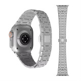 Stainless Steel Strap for Apple Watch Ultra Band 49mm Shining Link Metal Bracelet Iwatch 8 7 6 5 4 42mm 44mm 45mm Luxury Correa