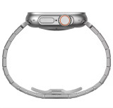 Stainless Steel Strap for Apple Watch Ultra Band 49mm Shining Link Metal Bracelet Iwatch 8 7 6 5 4 42mm 44mm 45mm Luxury Correa