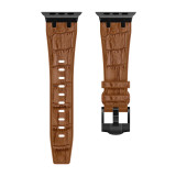 Soft Band for Iwatch Series 8 7 6 5 4 3 Se Correa for Apple Watch Ultra Band 49mm 44mm 42mm 41mm Crocodile pattern Leather Band