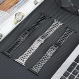 Titanium Strap for Apple Watch Band 49mm 45mm 44mm Butterfly Buckle Bracelet for IWatch Series Ultra 8 7 6 5 4 SE 40mm 42mm 38mm