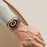Soft Band for Iwatch Series 8 7 6 5 4 3 Se Correa for Apple Watch Ultra Band 49mm 44mm 42mm 41mm Crocodile pattern Leather Band