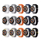 Silicone Strap for Apple Watch Band Ultra 49mm 8 7 45 41mm Sports Soft Rubber Band for IWatch 6 5 4 SE 44 42mm 40 38mm Bracelet