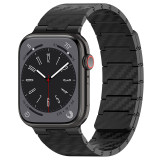 Carbon Fiber Magnetic Band for Apple Watch Ultra 49mm Strap IWatch Series 8 7 45mm 41 44mm 40 42mm 6 5 4 3 SE Light Bracelet Men