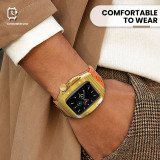 Stainless Steel Case For IWatch 9 8 7 6 45mm 44mm Sport Strap Replacement Luxury Modification Kit For Apple Watch Ultra 2 49mm