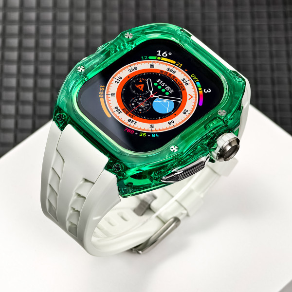 Transparent integrated watch strap 49mm ultra Suitable for Apple S8 9th generation iwatch strap apple watch