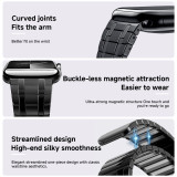 Magnetic Men Strap IWatch Series 9 8 7 6 5 4 Se Ultra 2 Titanium Color Stainless Steel Band for Apple Watch 49mm 45mm 44mm 42mm