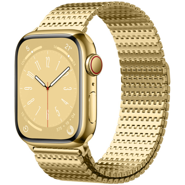 Luxury Magnetic Metal Strap for Apple Watch 9 8 Band Ultra 2 49mm 42 44 45mm Titanium Color Bracelet for iWatch 7 se 6 5 40 41mm