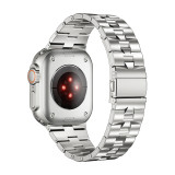 49MM 45 44 42MM business unique design strap suitable for Apple watch strap stainless steel strap iwatchs 9 ultra/2 high-end metal wrist strap