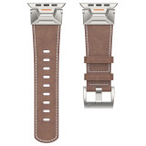 Genuine Leathe Luxury Strap for Apple Watch Band Ultra 2 49mm 45mm 44mm 42mm Correa Bracelet Iwatch Series 9 87 6 5 4 Se3