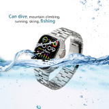49MM 45 44 42MM business unique design strap suitable for Apple watch strap stainless steel strap iwatchs 9 ultra/2 high-end metal wrist strap