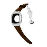 Rubber Band &Case Set 45mm 44mm 42mm Mod Kit for iWatch Strap Modification Kit For Apple watch Case 7 6 SE 5 4