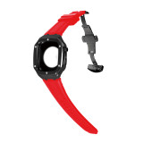 Rubber Band &Case Set 45mm 44mm 42mm Mod Kit for iWatch Strap Modification Kit For Apple watch Case 7 6 SE 5 4