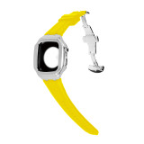 Rubber Band &Case Set 45mm 44mm 42mm Mod Kit for iWatch Strap Modification Kit For Apple watch Case 7 6 SE 5 4