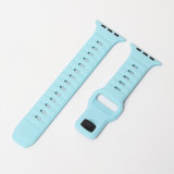 Silicone Rubber Band for IWatch Series 7 Ultra 8 6 5 4 Silicone Watch Strap for Apple Watch Band 49mm 41mm 45mm Smartwatch Strap