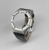 Casioak Mod Kit GA2100 leather strap metal case bezel frame for ga2110 metal leather strap modification kit