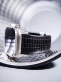 Luxury Solid Color Silicone Sports Folding Buckle Watch Band Suitable for Smartwatch Strap Series 9/10/SE/8/7/6/ultra/ultra2