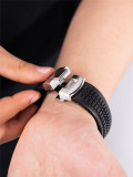 Luxury Solid Color Silicone Sports Folding Buckle Watch Band Suitable for Smartwatch Strap Series 9/10/SE/8/7/6/ultra/ultra2
