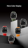 Luxury Solid Color Silicone Sports Folding Buckle Watch Band Suitable for Smartwatch Strap Series 9/10/SE/8/7/6/ultra/ultra2