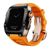 Modification Kits Voor for Apple watch band 10 9 8 7 6 Se 5 Stainless Steel Silicone Band Mod 46mm Compatible with: S10 46mm