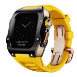Modification Kits Voor for Apple watch band 10 9 8 7 6 Se 5 Stainless Steel Silicone Band Mod 46mm Compatible with: S10 46mm