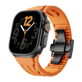 Ultra Silicone Sports Band for Apple Watch 46mm 45mm 44mm 42mm Premium Bracelet for Iwatch Ultra 2 1 49mm Series 10 9 8 7 Se 6