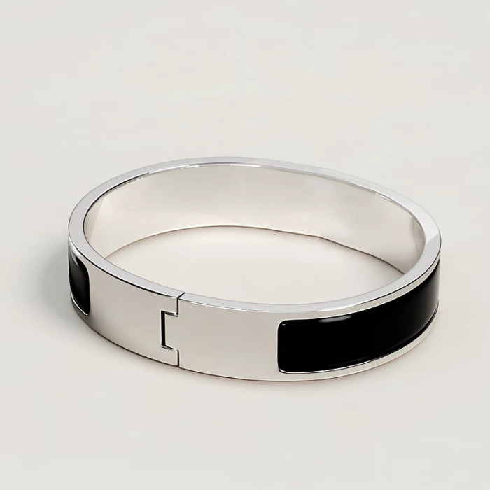 Hermes Fashion Bracelet Accessories Made Of Titanium Steel Silver Plating And Enamel #nigo82233
