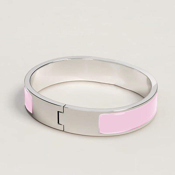 Hermes Fashion Bracelet Accessories Made Of Titanium Steel Silver Plating And Enamel #nigo82233