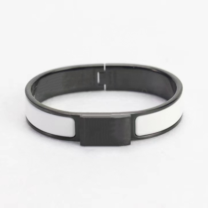 Hermes Fashion Bracelet Accessories Made Of Titanium Steel Silver Plating And Enamel #nigo82233