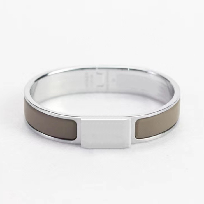 Hermes Fashion Bracelet Accessories Made Of Titanium Steel Silver Plating And Enamel #nigo82233