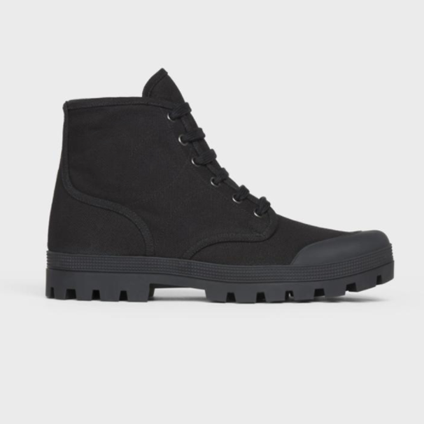 Celine Women's Canvas Mid Boots Casual Shoes #nigo51447